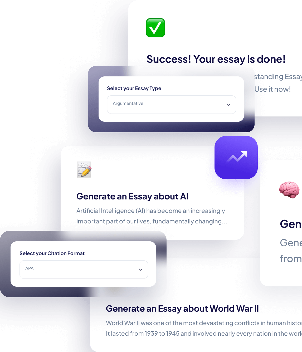 Free AI Essay Writer & Maker Generator for Students - Essay Builder AI hero image 2